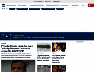 noticiascaracol.com screenshot