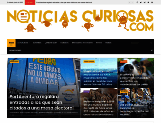 noticiascuriosas.com screenshot