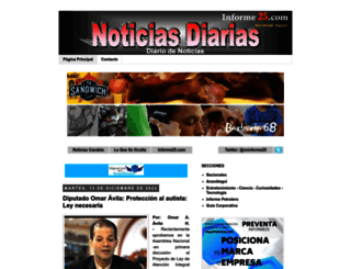 noticiasdiarias.informe25.com screenshot