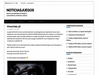 noticiasjuegos.com screenshot