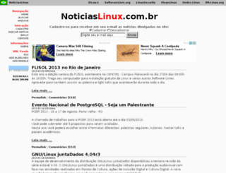 noticiaslinux.com.br screenshot