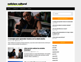 noticierocultural.com screenshot