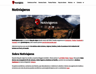 notiviajeros.com screenshot