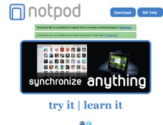 notpod.com screenshot