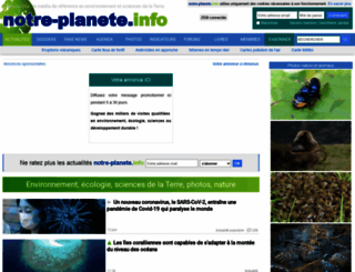 notre-planete.info screenshot