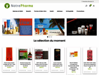 notrepharma.com screenshot