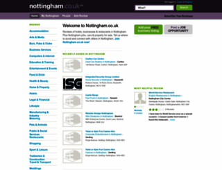 nottingham.co.uk screenshot