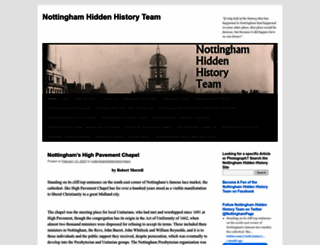 nottinghamhiddenhistoryteam.wordpress.com screenshot