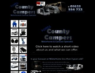 nottscountycampers.co.uk screenshot