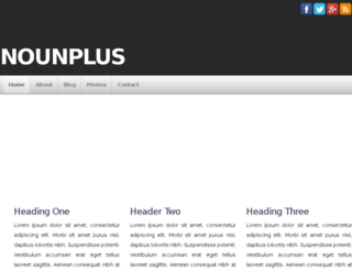 nounplus.snappages.com screenshot