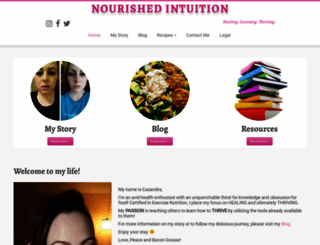 nourishedintuition.com screenshot