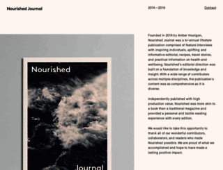 nourishedjournal.com screenshot