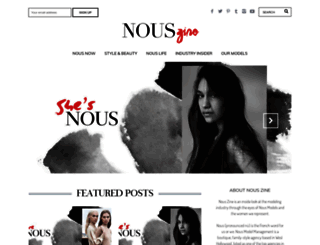 nouszine.nousmodels.com screenshot