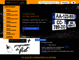 nouvelle-plaque.fr screenshot