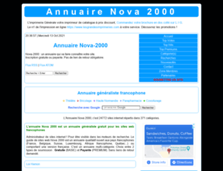 nova-2000.fr screenshot