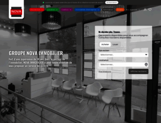 nova-immobilier.fr screenshot