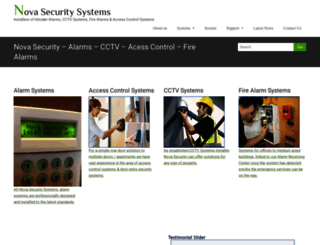 nova-security.co.uk screenshot