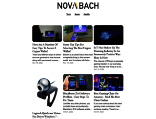 novabach.com screenshot