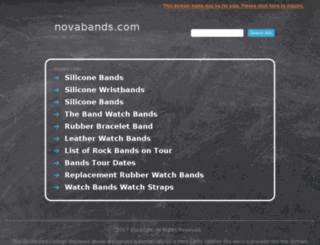 novabands.com screenshot