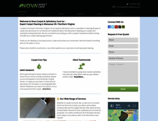 novacarpetcare.com screenshot