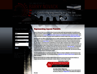 novacklaw.com screenshot