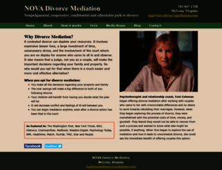 novadivorcemediation.com screenshot