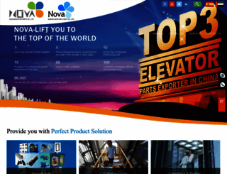 novaelevator.com screenshot