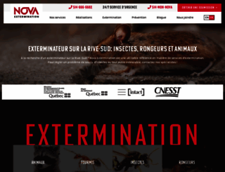 novaextermination.com screenshot