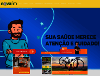 novafm103.com.br screenshot