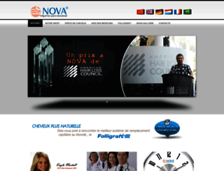 novahair.fr screenshot