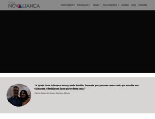 novalianca.org.br screenshot