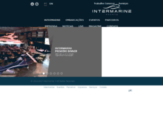 novalinhaintermarine.com.br screenshot