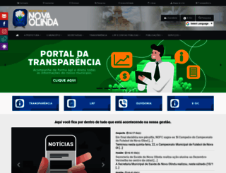 novaolinda.pb.gov.br screenshot