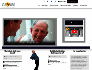 novapaincenter.com screenshot