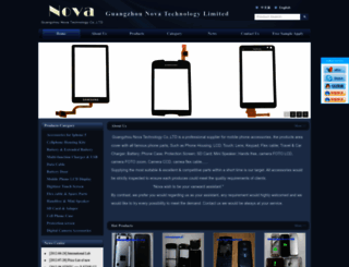 novaphoneparts.com screenshot