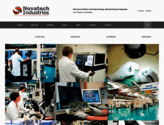 novatech-groupe.com screenshot