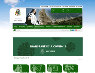 novatrento.sc.gov.br screenshot