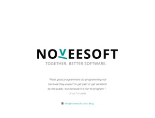 noveesoft.com screenshot
