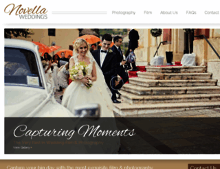 novella-weddings.com screenshot