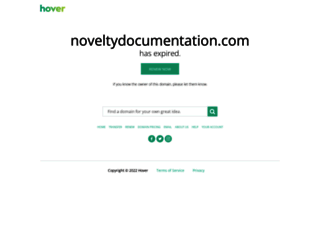 noveltydocumentation.com screenshot