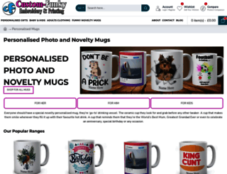 noveltymugsuk.co.uk screenshot