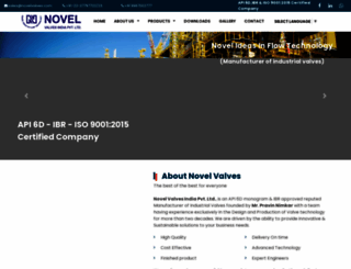 novelvalves.com screenshot