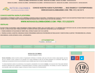 noviascolombia.com screenshot