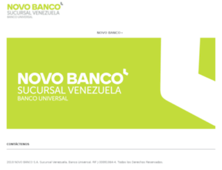 novobanco.com.ve screenshot