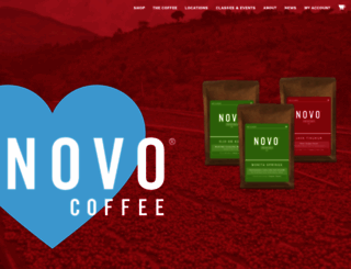 novocoffee.com screenshot