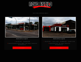 novoestiloveiculos.com.br screenshot