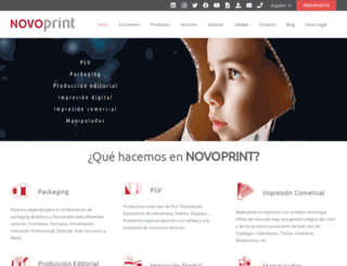novoprint.es screenshot