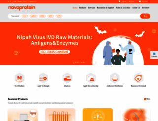 novoprotein.com screenshot