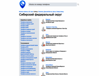 novosibirskphone.ru screenshot