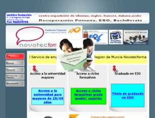 novotec-formacion.com screenshot